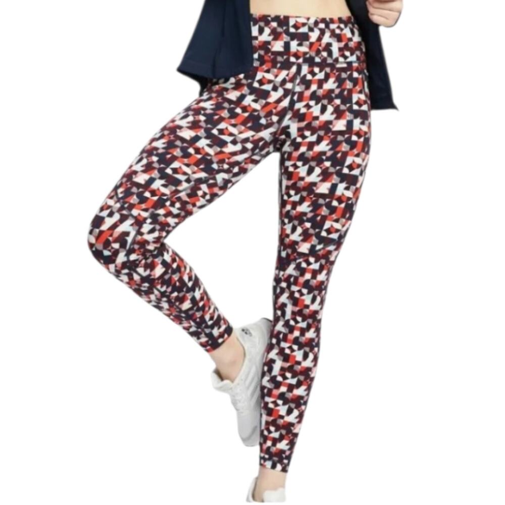 Women's Sweaty Betty The Power 7/8 Leggings XXL Graphic Red Retro Print Workout